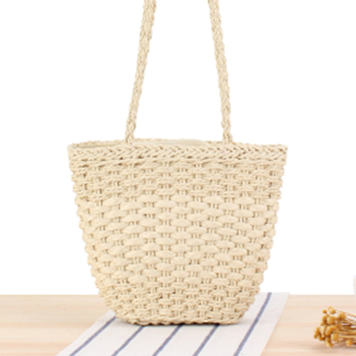 Handcrafted straw tote bag Kalsten
