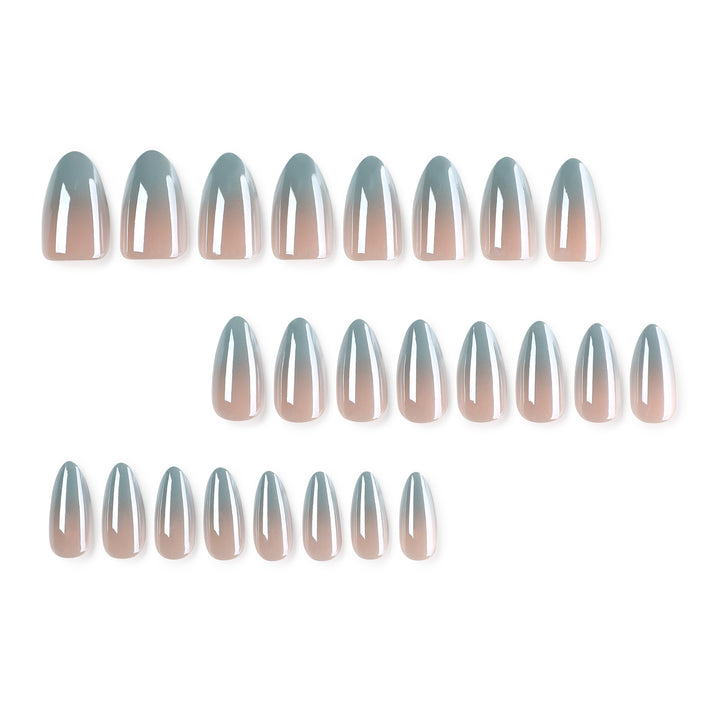 Graphic Stiletto Nails with Elegant Ombre Effect Kalsten