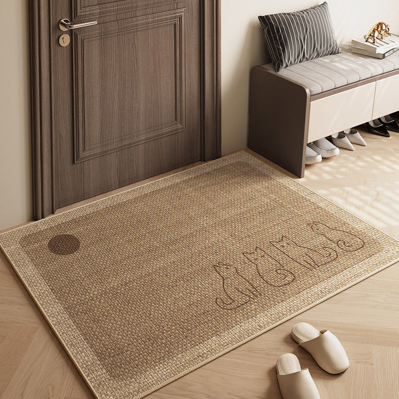 Decorative Cat-Themed Door Mat