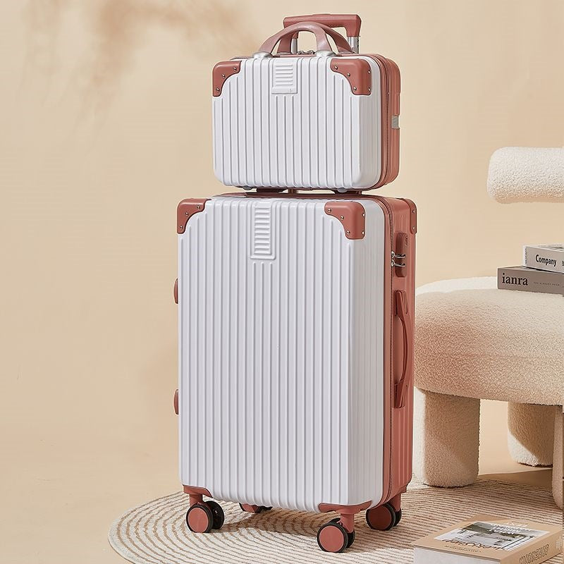 Hard-shell suitcase with double safety lock and flexible interior Kalsten