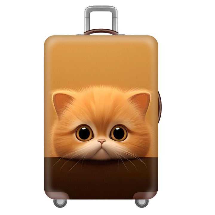 Unisex Hard-shell suitcase with cute cat motif Kalsten