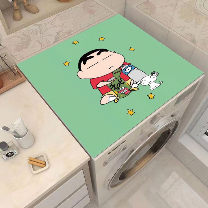 Cartoon Character-Themed Washing Machine Mat