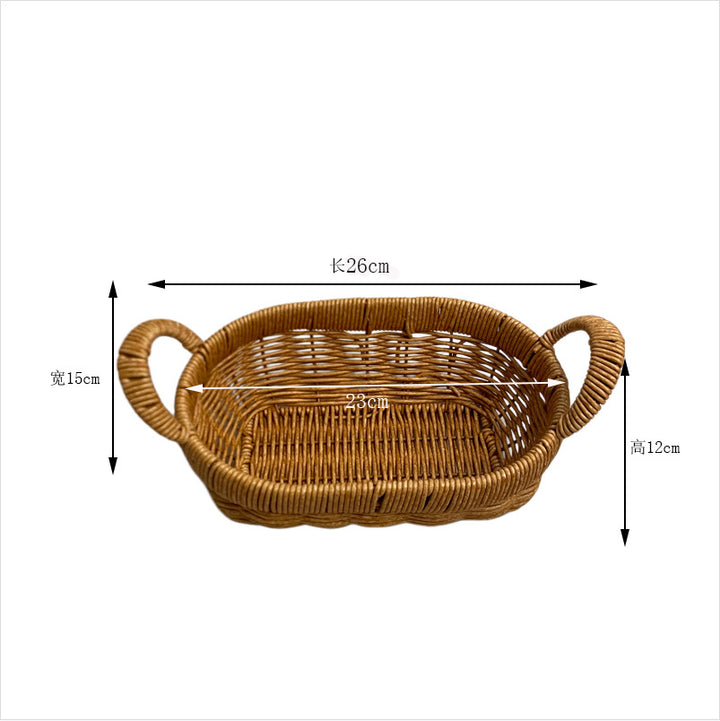 Handwoven Decorative Serving Basket Kalsten