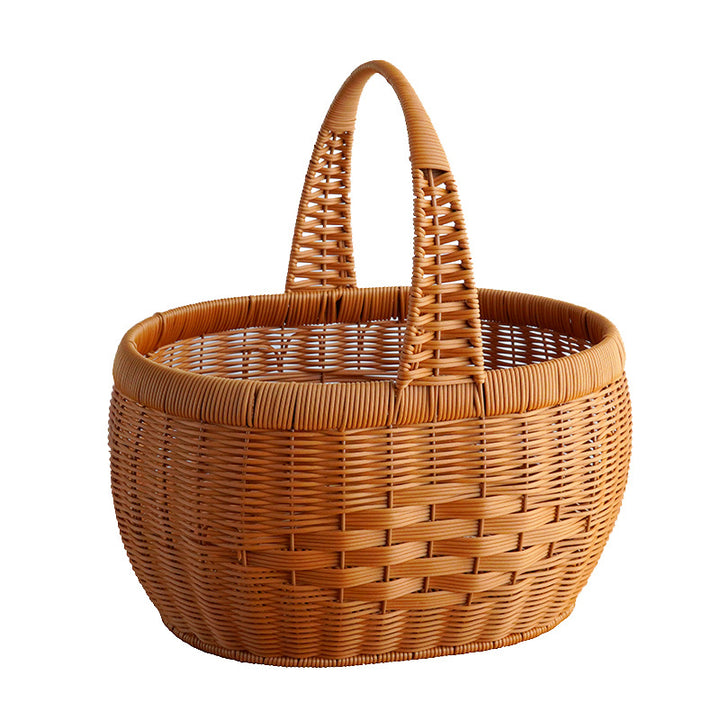 Handwoven Wicker Utility Basket Kalsten