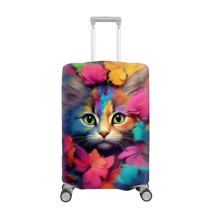 Women's suitcase cover in robust camouflage pattern Kalsten