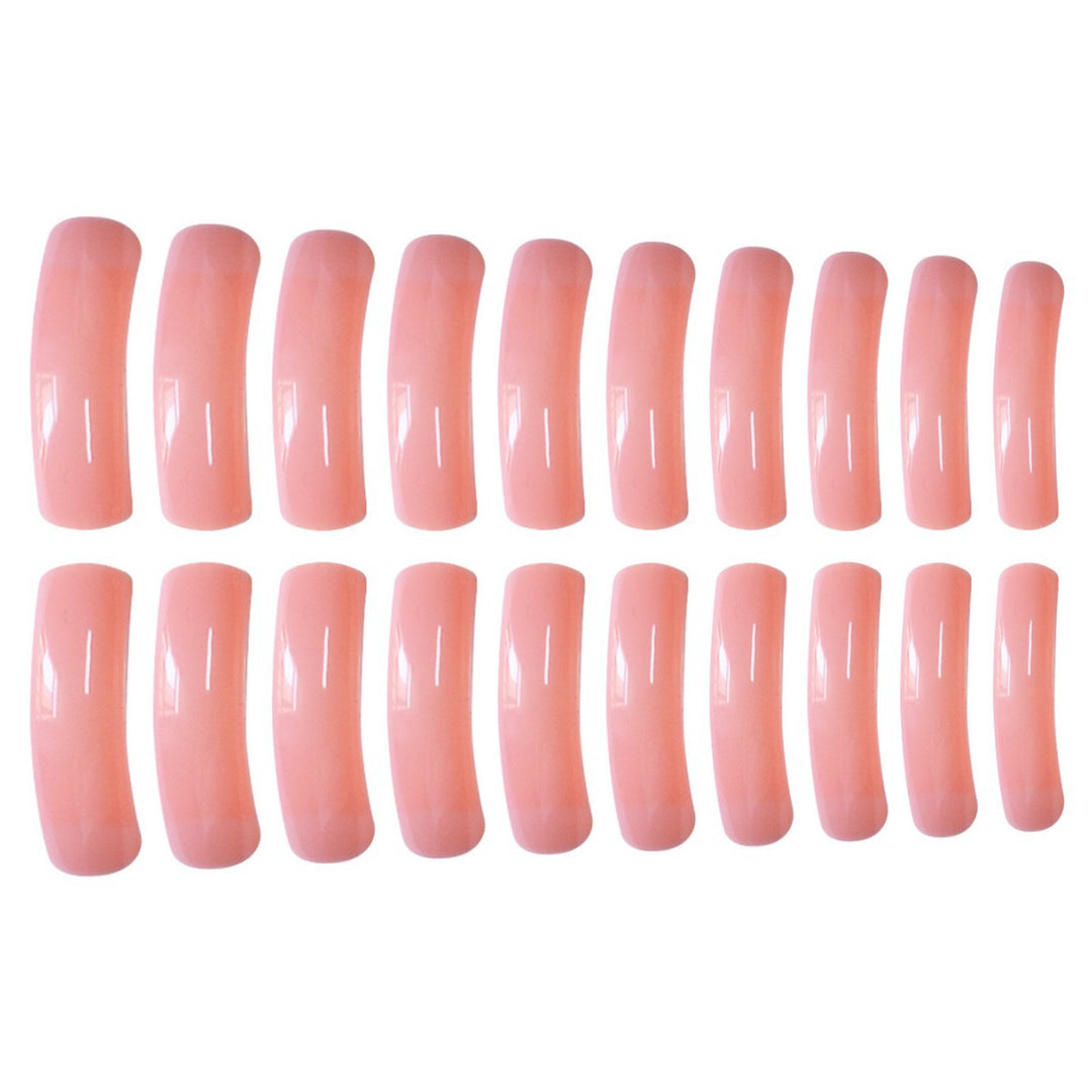 Long Glossy Press-On Nails Kalsten