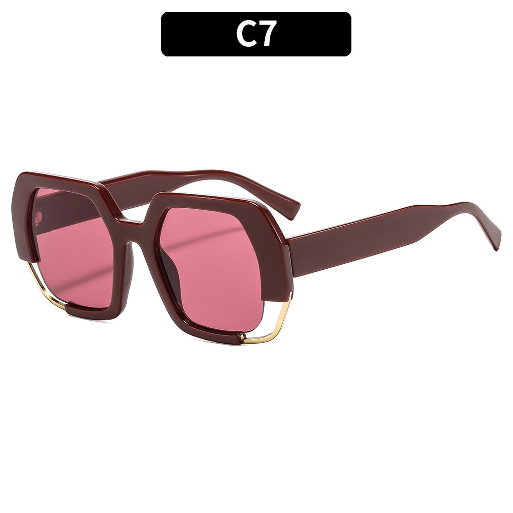 Octagonal Frame Sunglasses