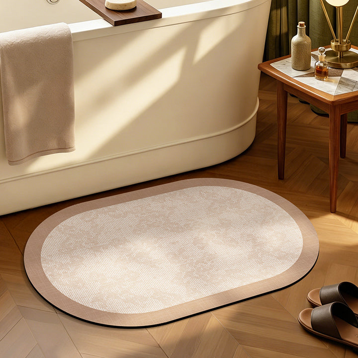 Botanical Design Bath Mat Kalsten