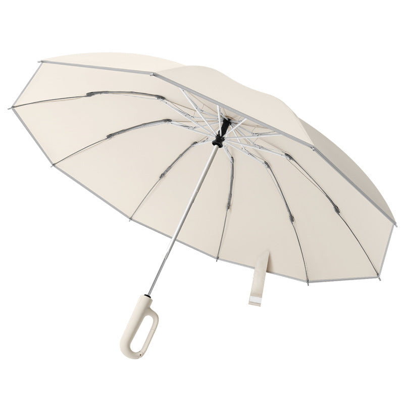 Ladies elegant folding umbrella with ergonomic design Kalsten