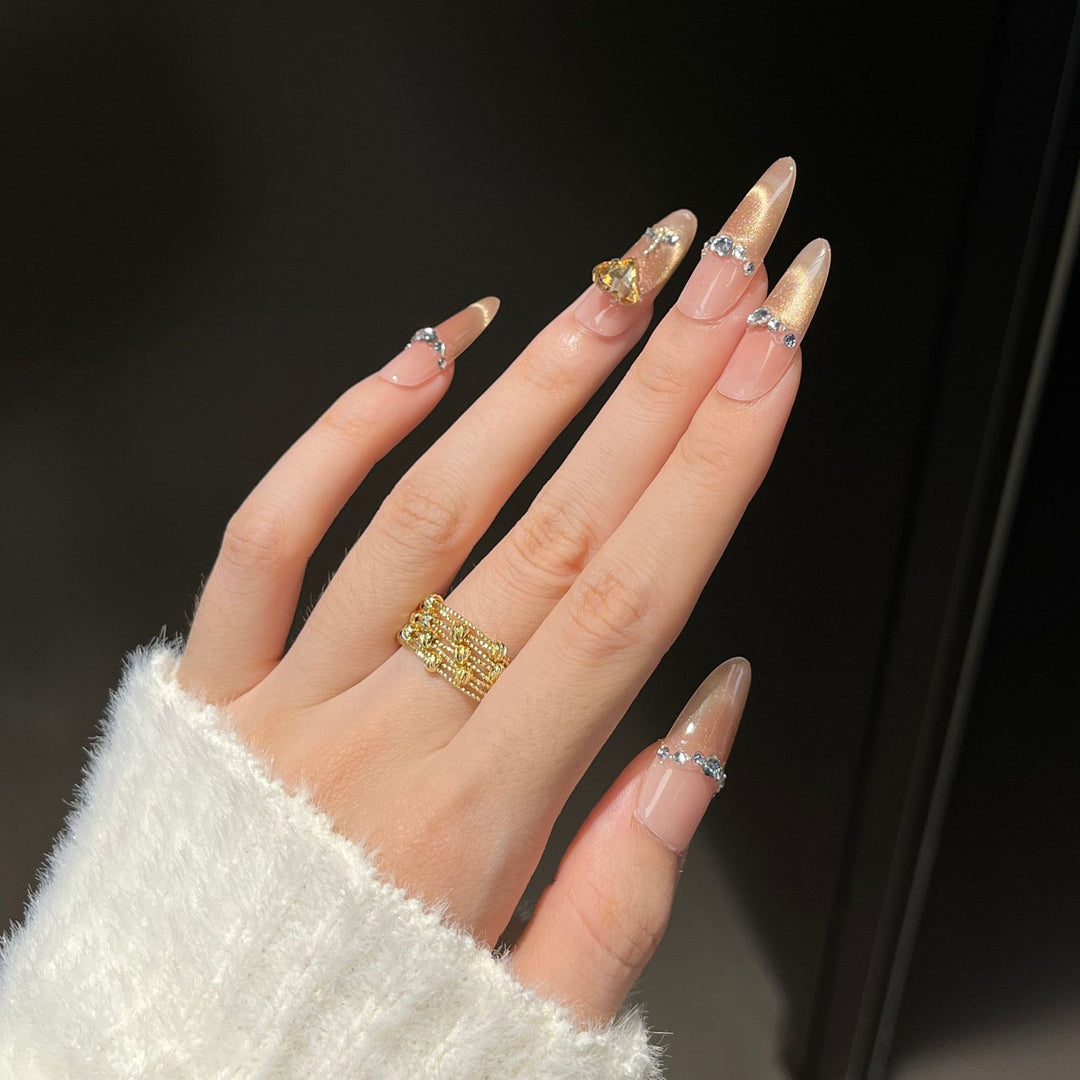 Decorative Rhinestone Press-On Nails Kalsten