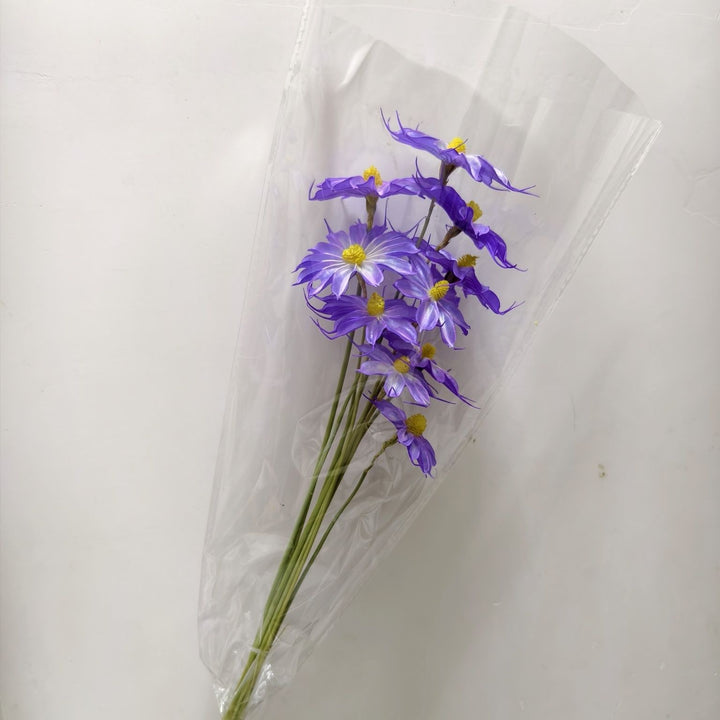 Vibrant Artificial Floral Bouquet with Stylish Packaging