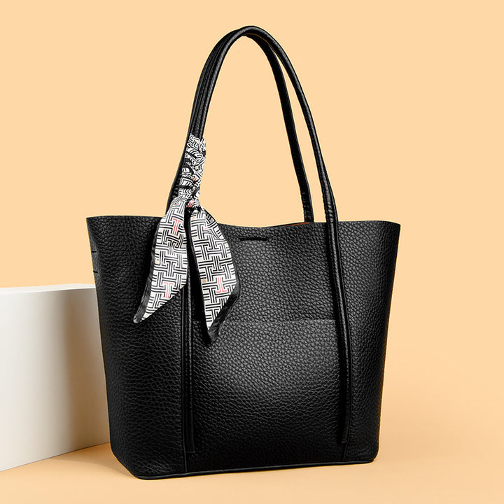 Textured Leather Tote Bag Kalsten