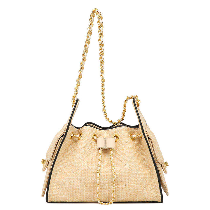 Elegant Drawstring Shoulder Bag