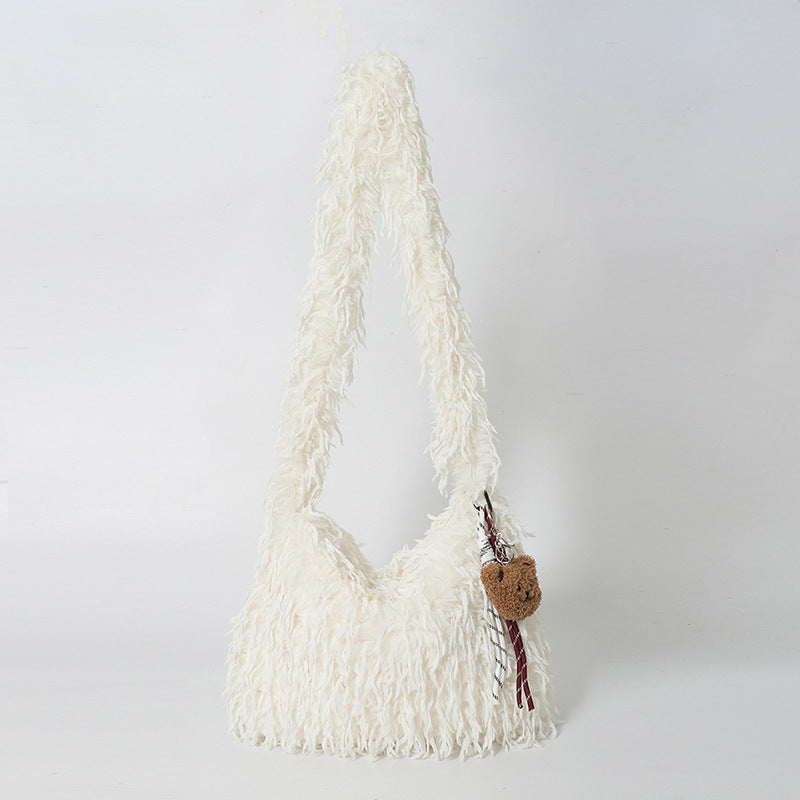 Fluffy Fringe Fashion Handbag