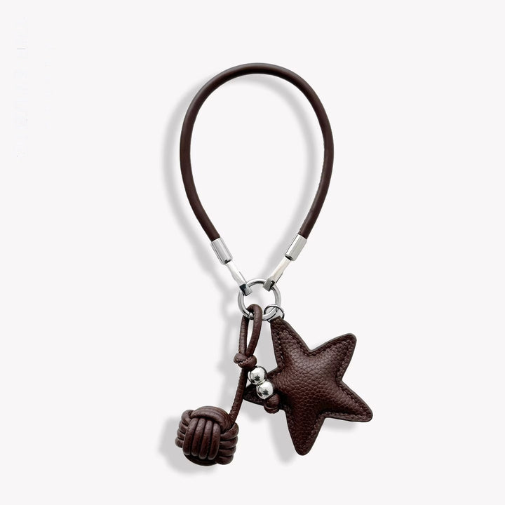 Decorative Leather Star Keychain Kalsten