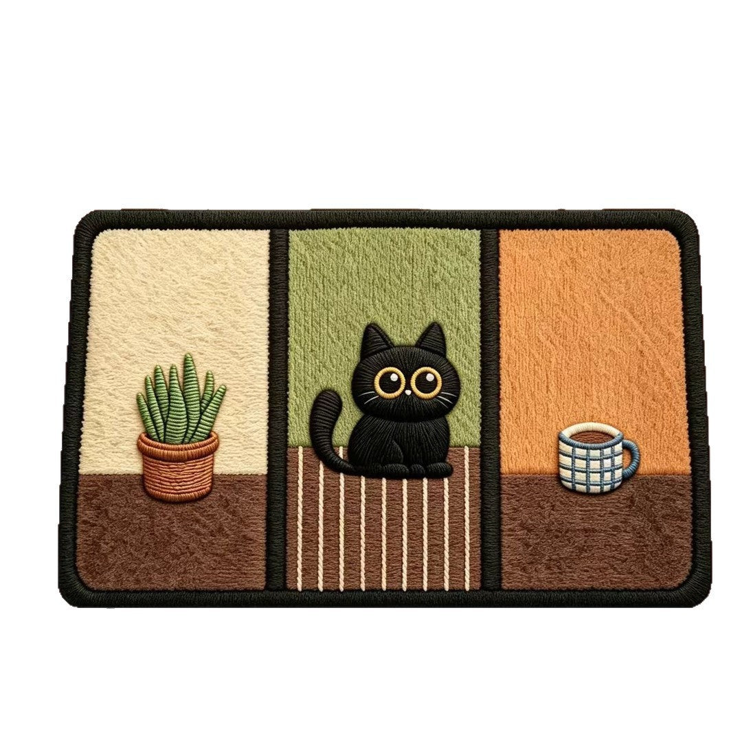 Cat-Themed Decorative Rug Kalsten