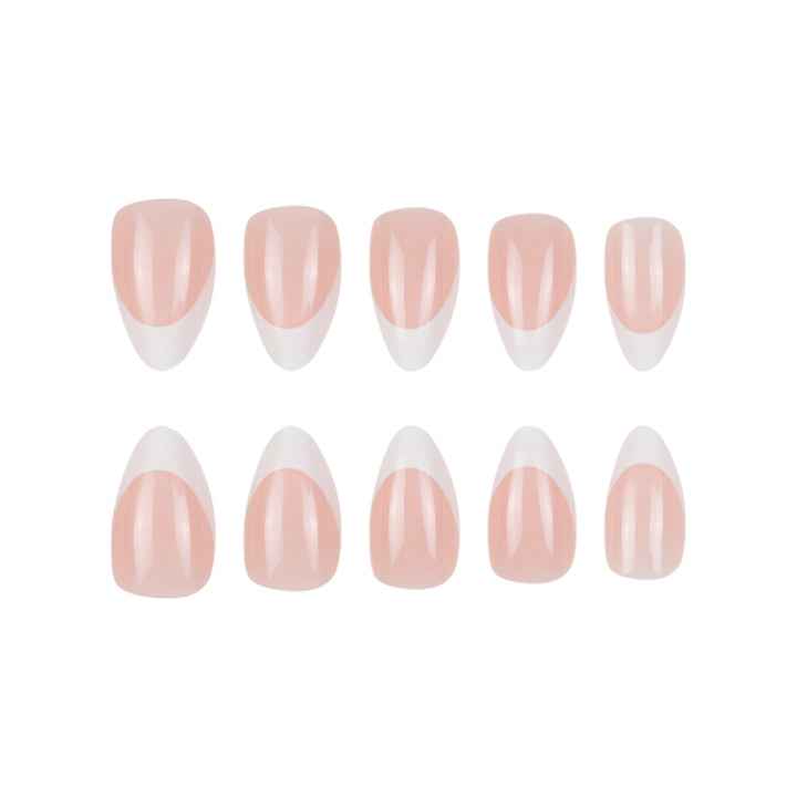 Elegant Stiletto Press-On Nails with French Tip Design Kalsten 1789085790
