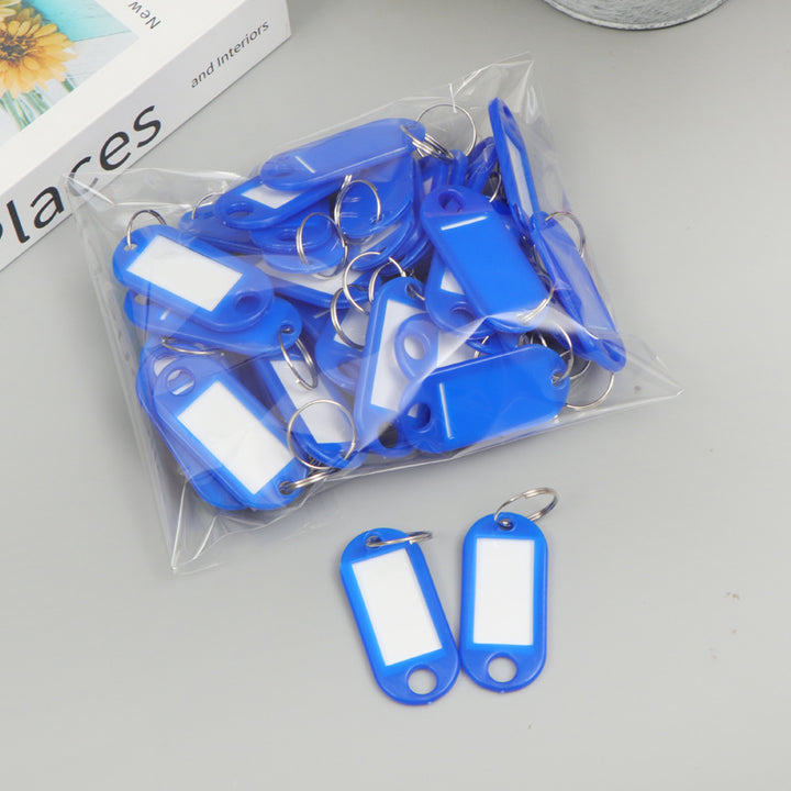 Unisex label tags with key ring and writable field Kalsten