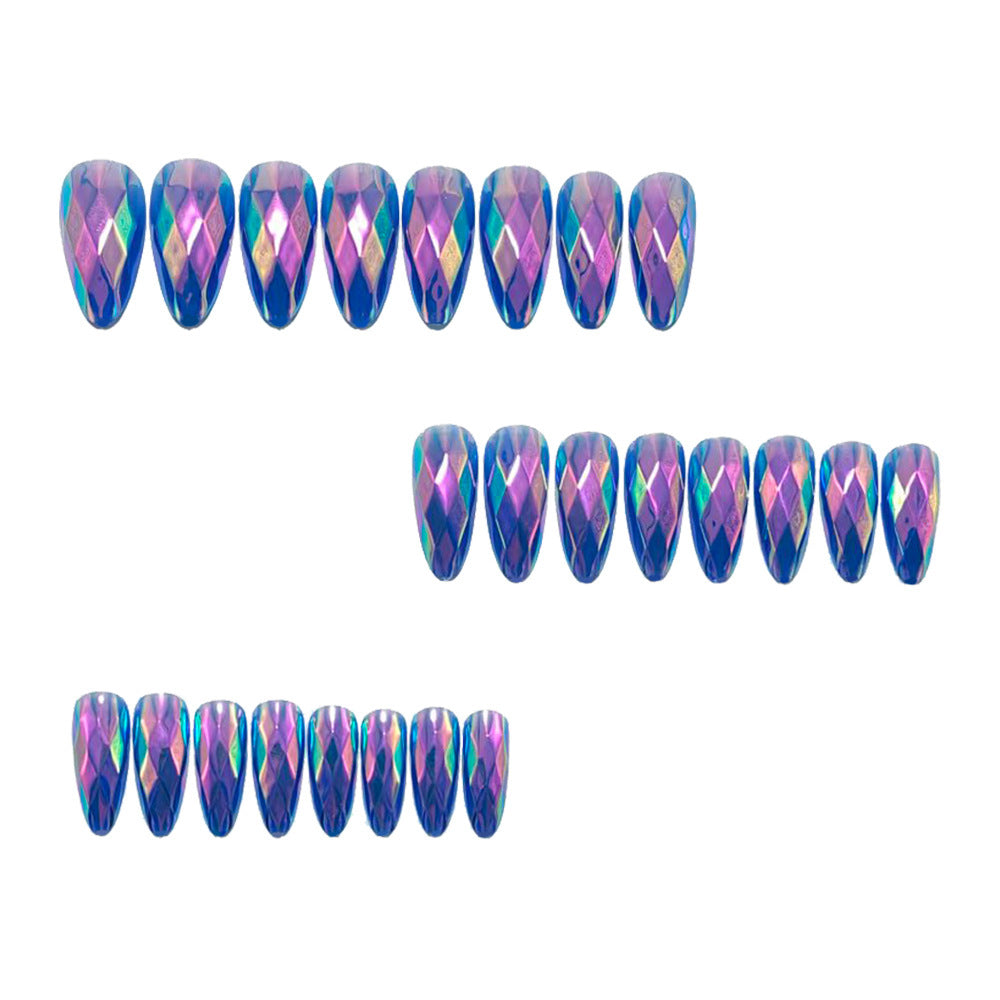 Artifical nails with Faceted Design Kalsten