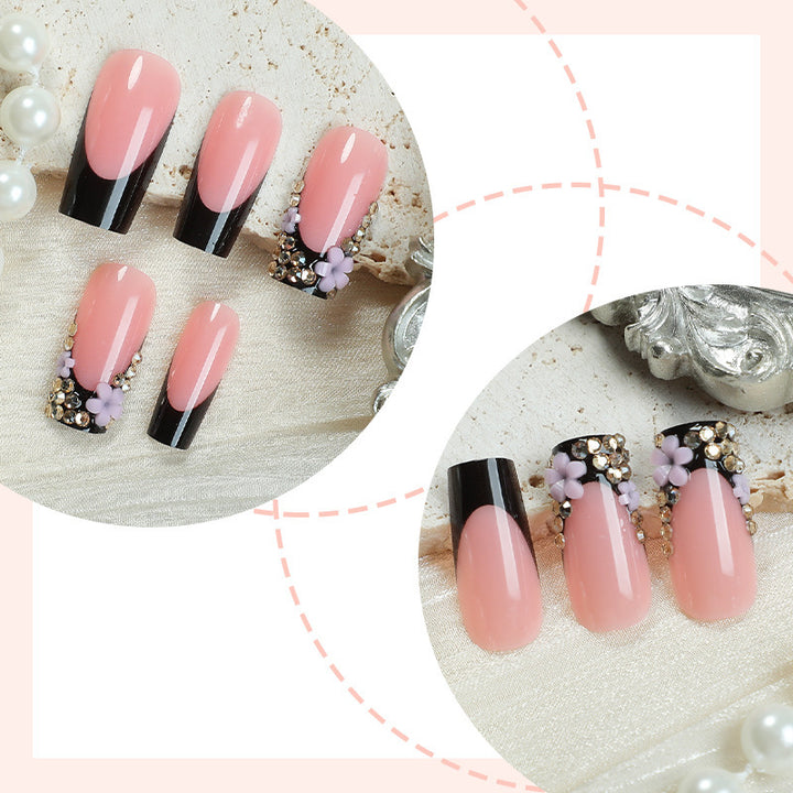 Nail Art Set with glamorous design and fine accents Kalsten