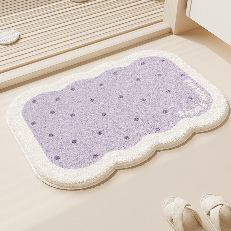 Soft Textured Decorative Bathroom Mat Kalsten