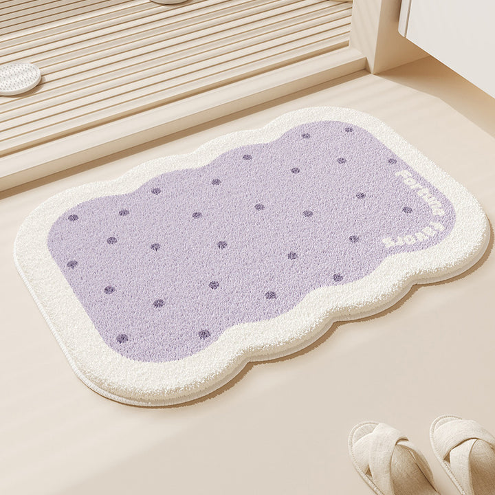 Soft Textured Decorative Bathroom Mat Kalsten
