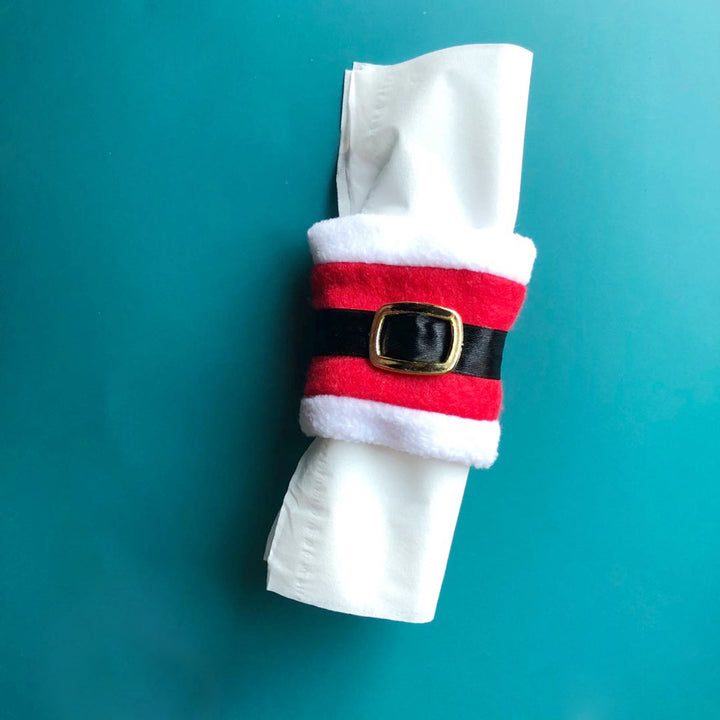 Funny Christmas cap with plush edge