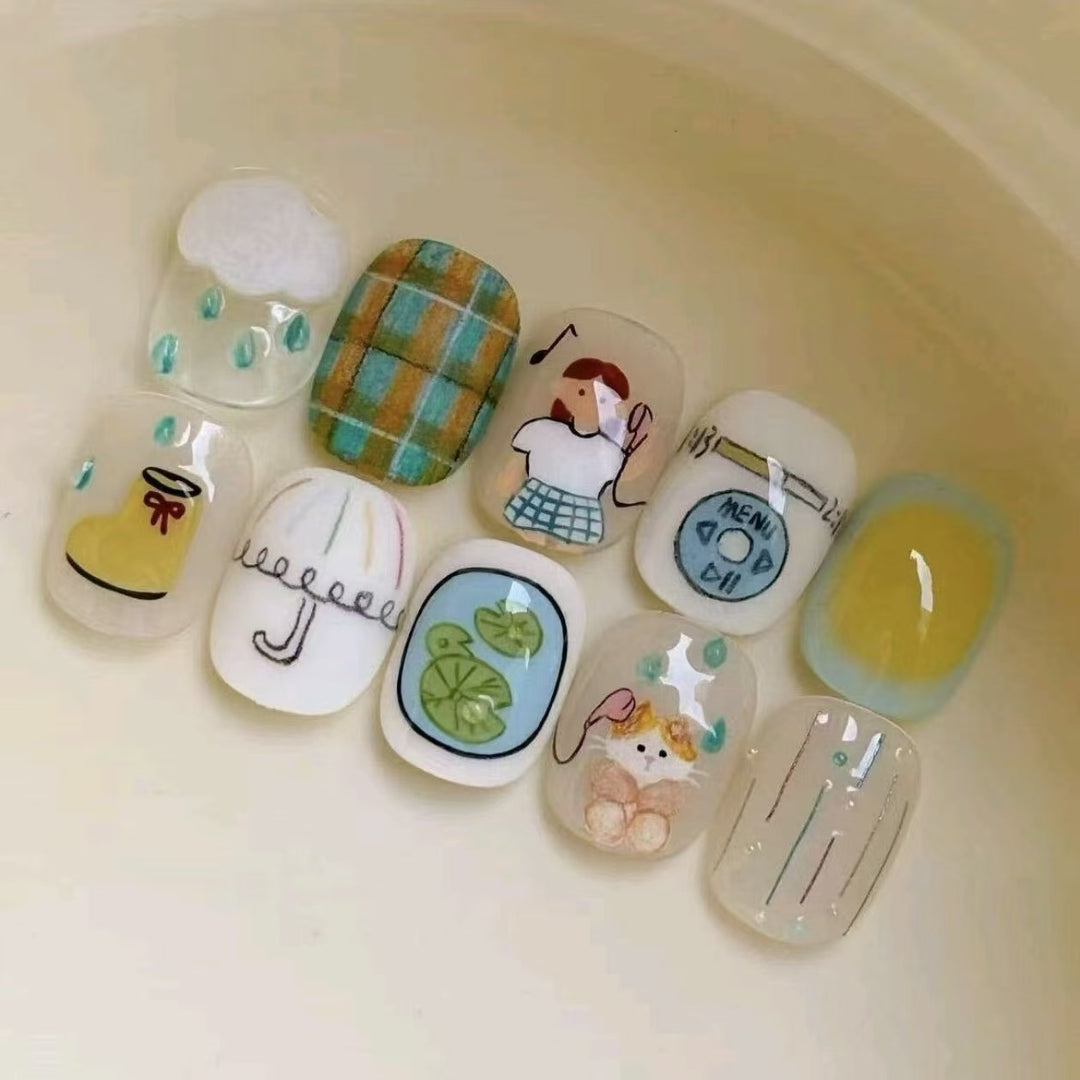 Artistic Character Nail Art Set Kalsten