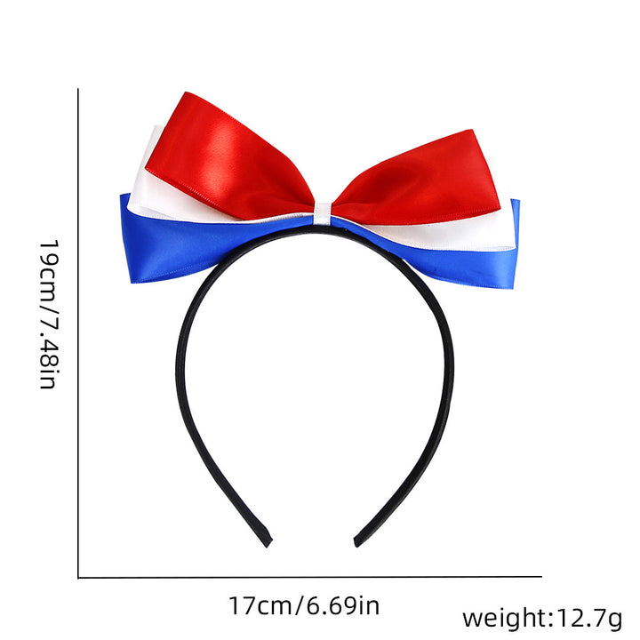 Unisex nan more patriotic festival headband with star and flag pom poms Kalsten