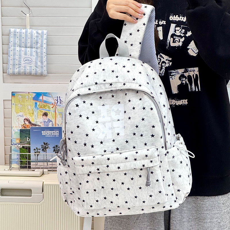 Star Print Casual Backpack Kalsten