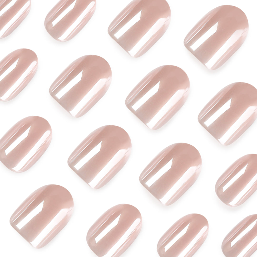 Elegant Gel Nails with Natural Shine Kalsten