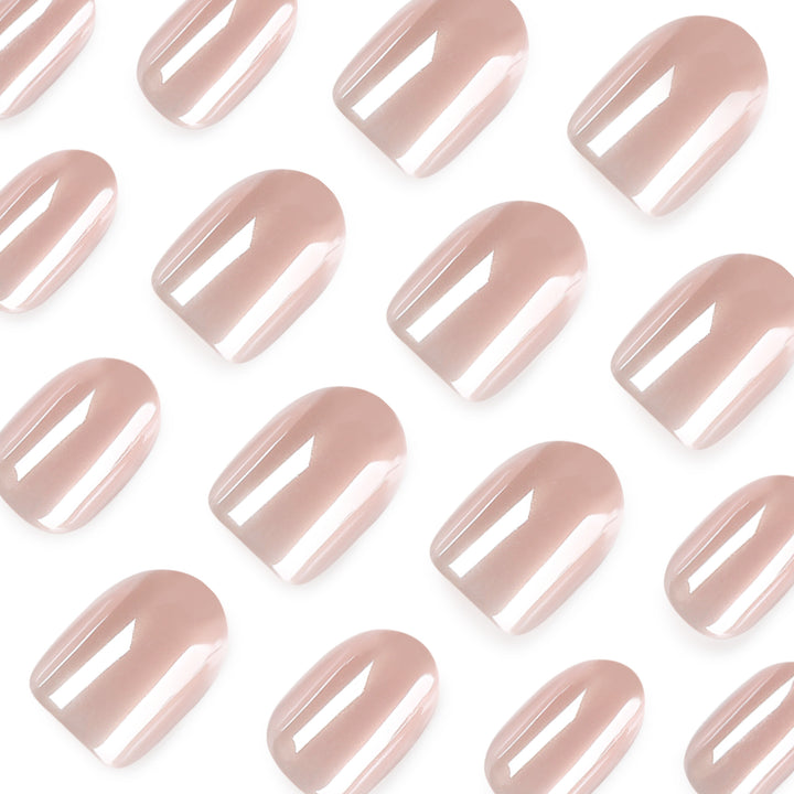 Elegant Gel Nails with Natural Shine Kalsten