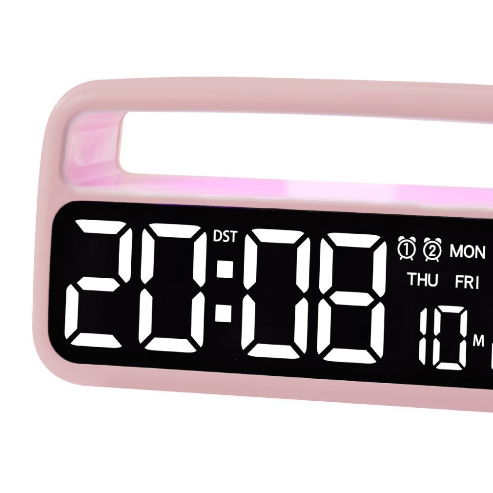 Digital alarm clock with clear LED display and modern features Kalsten