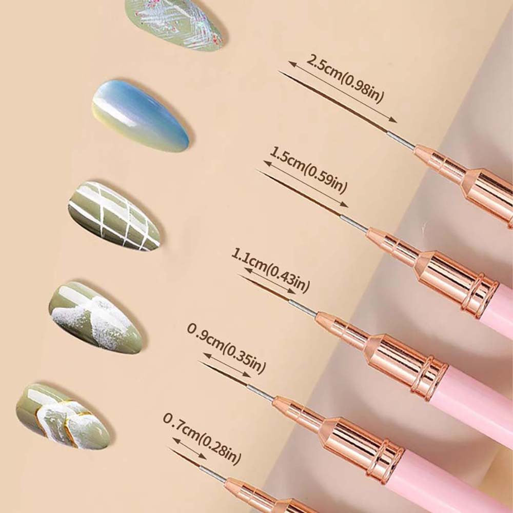 Precision Nail Art Detailing Brushes Set Kalsten