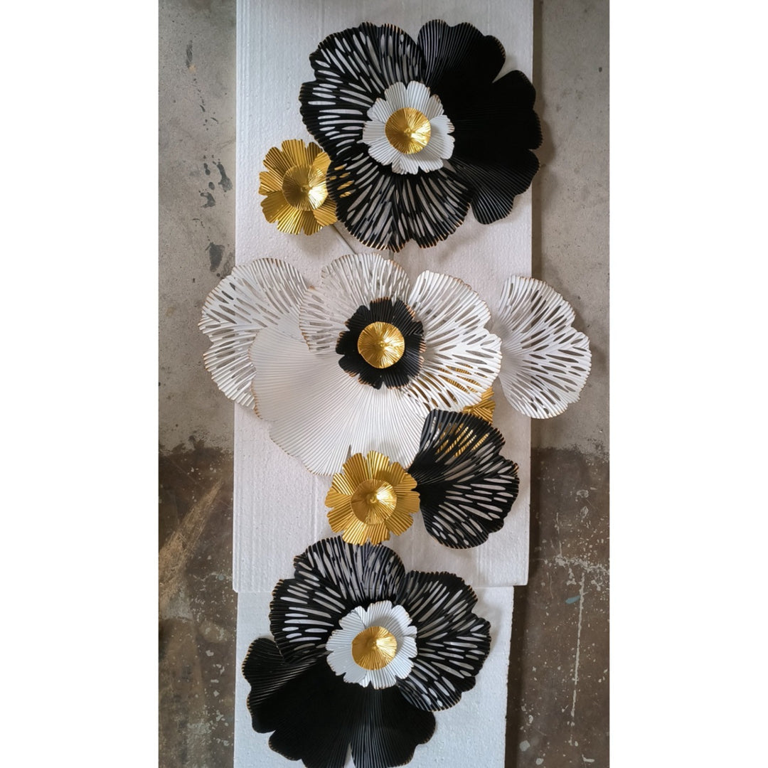 Artistic Floral Metal Wall Sculpture Kalsten 1789208526