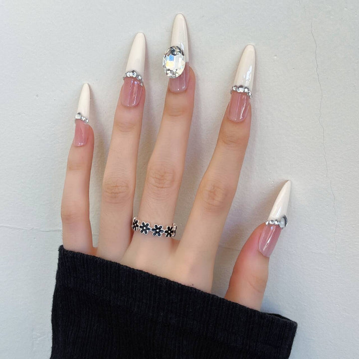 Elegant Stiletto Press-On Nail Art Kalsten