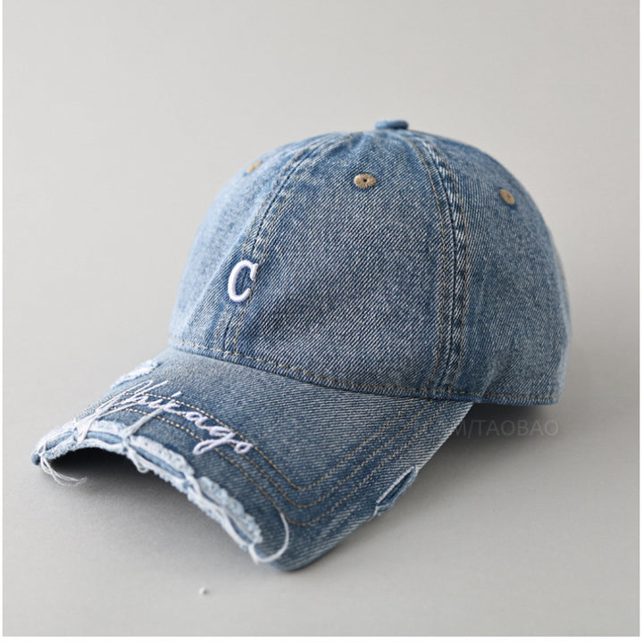 Women's Distressed Cotton Baseball Cap Kalsten 1784083462