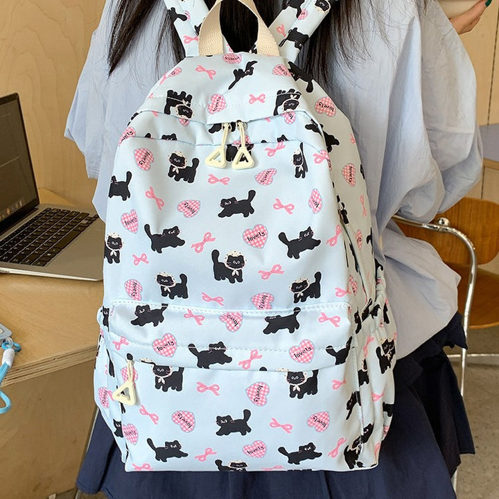 Playful backpack with cat design Kalsten