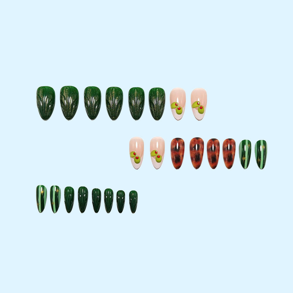 Artificial nails with creative geometric design Kalsten