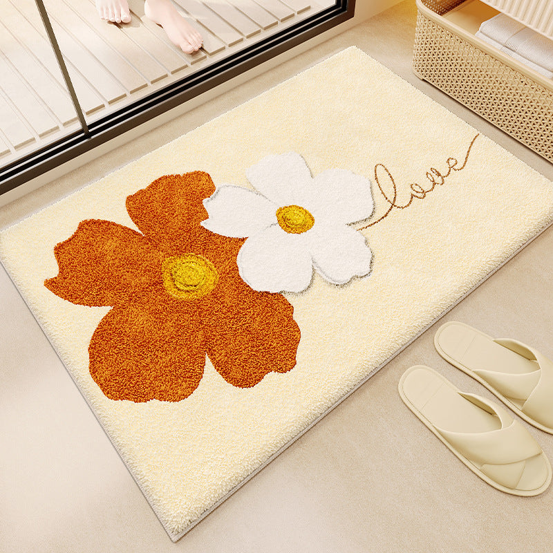 Soft Textured Bathroom Rug Kalsten