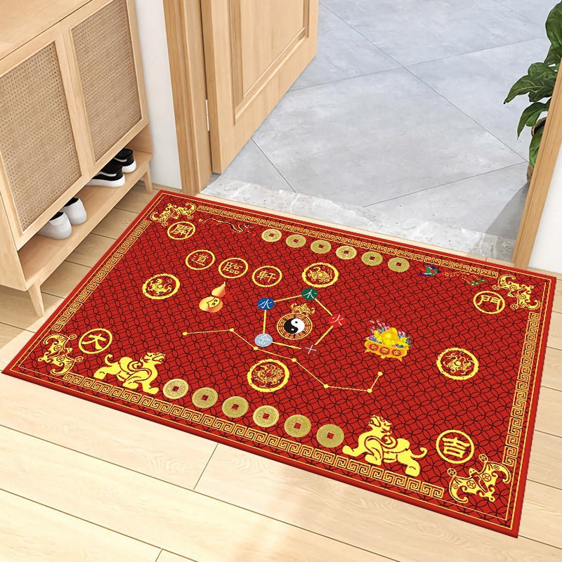 Decorative Zodiac-Themed Area Mat