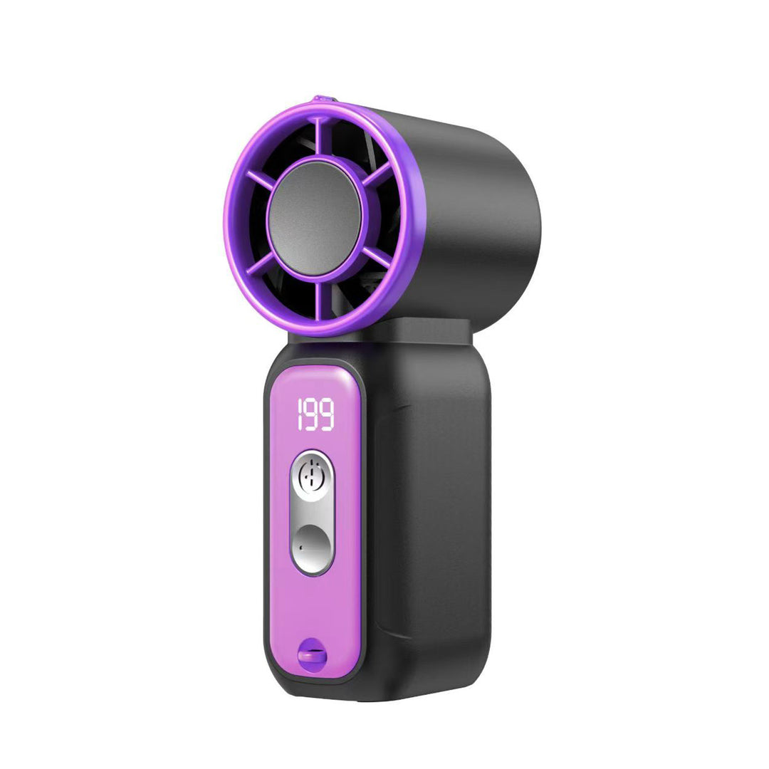 Women's Portable High-Performance Blower Fan with Digital Temperature Display Kalsten