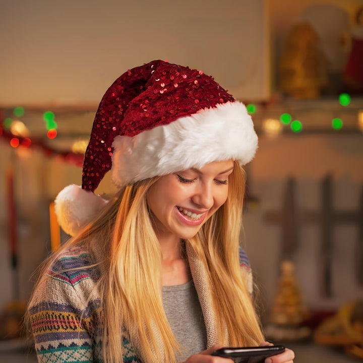 Festive Glitter Hat