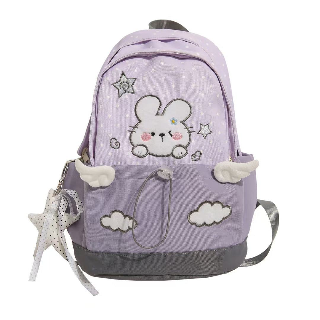 Backpack with Cute Rabbit Motif and Practical Compartments Kalsten