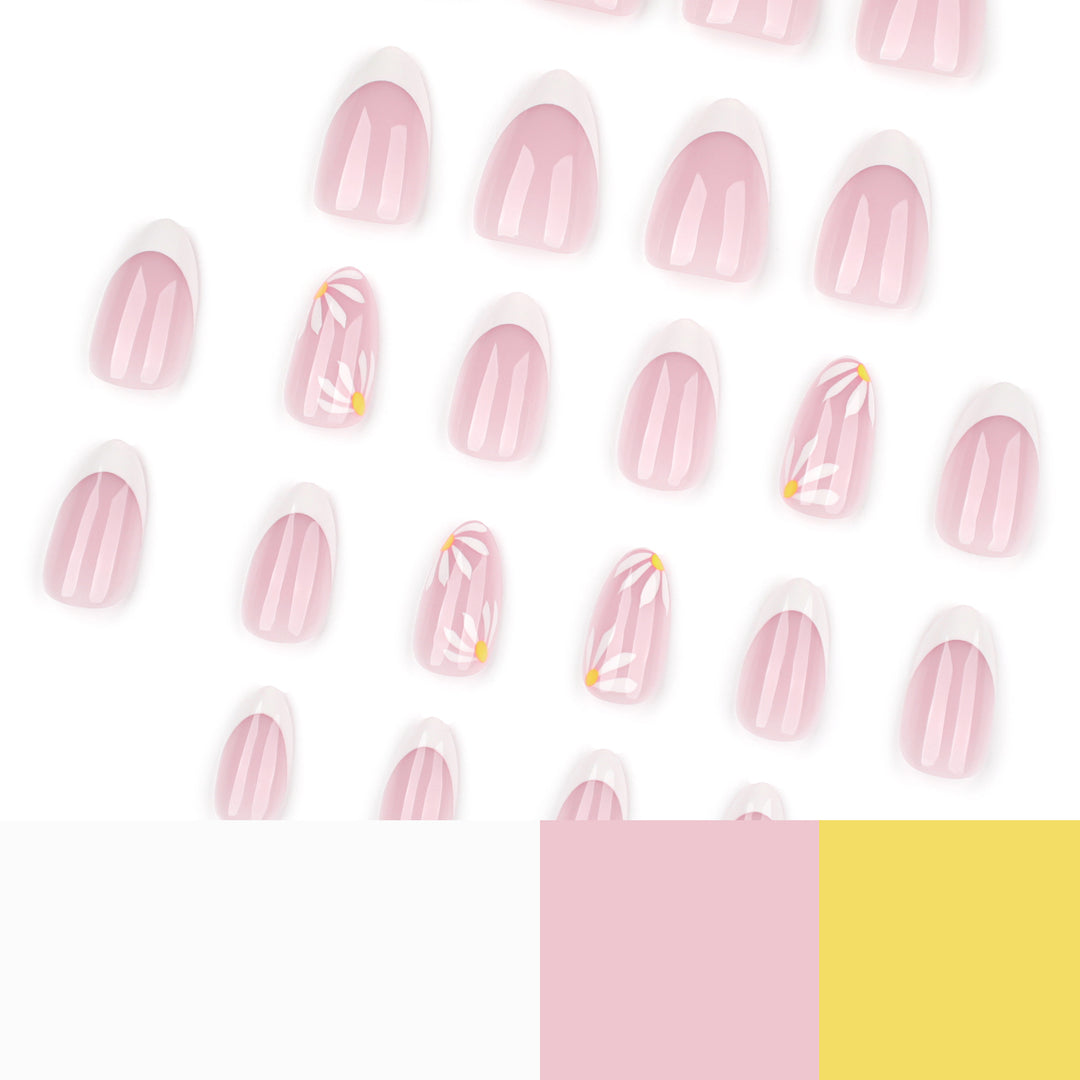 Elegant Nail Art with Floral Designs Kalsten