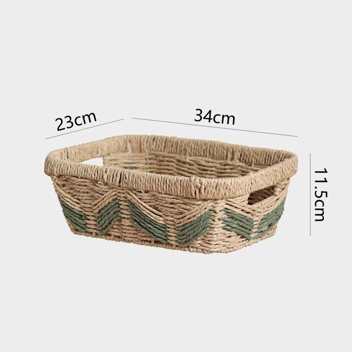Decorative storage basket with woven design Kalsten