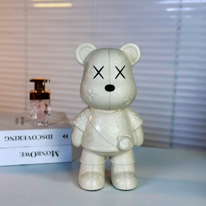 Artistic Bear Figurine for Home Decor Display