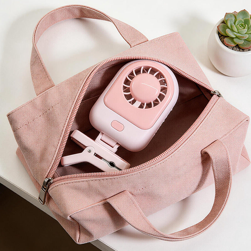 Women's Portable Clip Fan with USB Charging Option and Outstanding Flexibility Kalsten