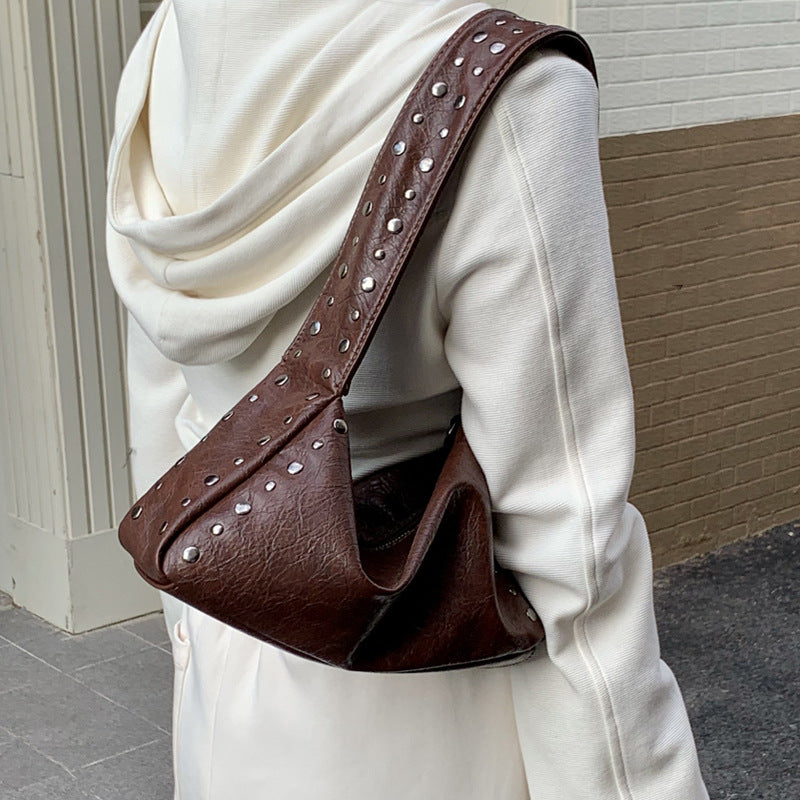 Contemporary Quilted Shoulder Bag