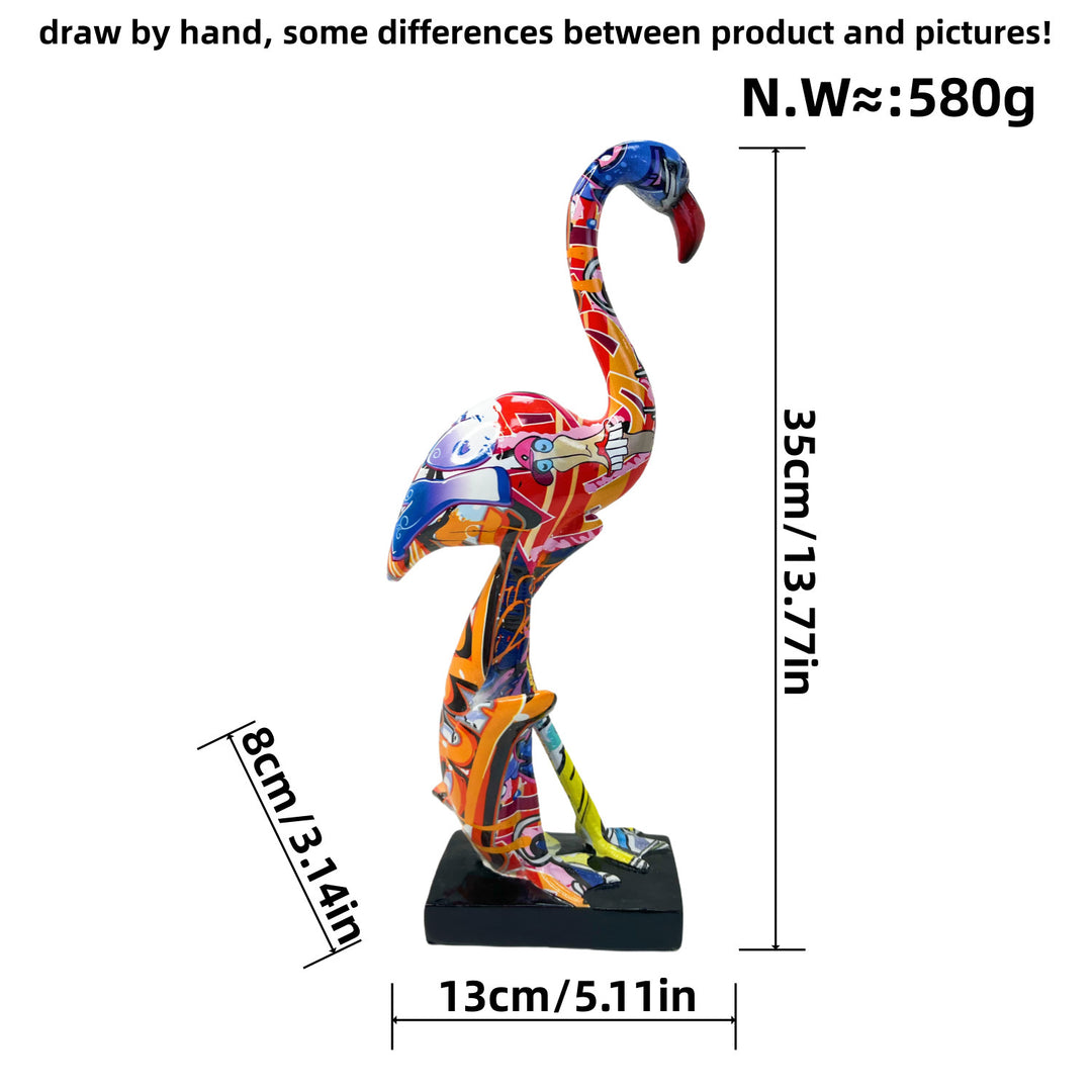Artistically designed Flamingo sculpture Kalsten